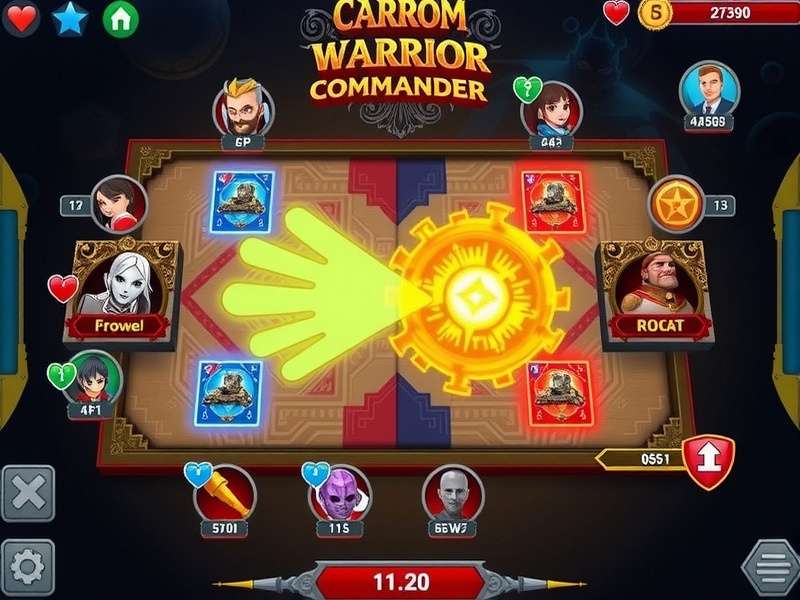 Carrom Warrior Commander Power-Ups